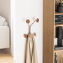 Wallity Giraffe-C Gancho de pared metálico en cobre